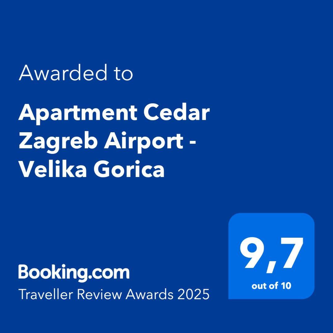 Apartment Cedar Zagreb Airport - Velika Gorica Scitarjevo ภายนอก รูปภาพ